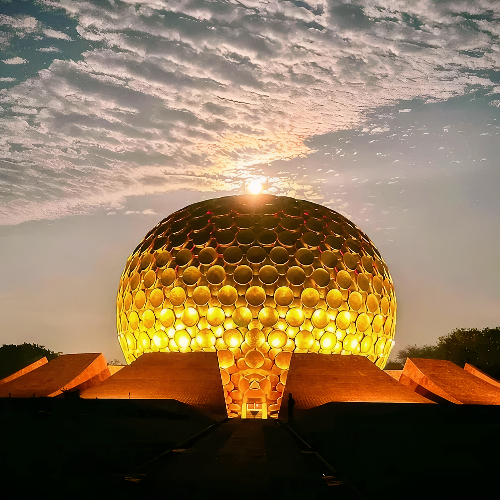 Golden Matrimandir, Auroville