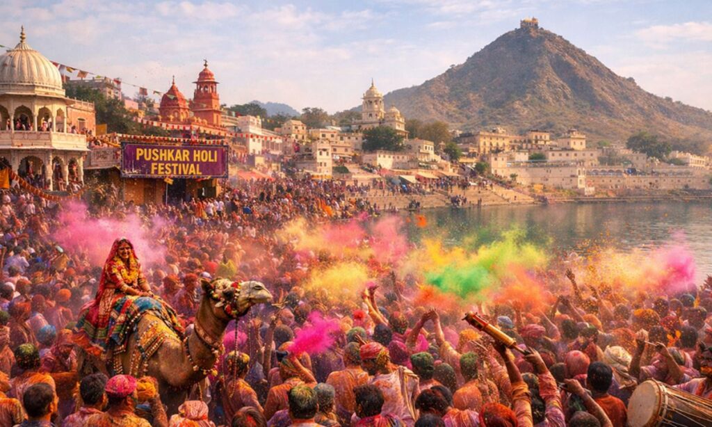 Jaipur & Pushkar, Rajasthan In Holi 2026
